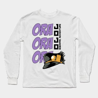 JoJo's Bizarre Adventure - Ora Ora Ora Jotaro Long Sleeve T-Shirt